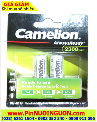 Camelion NH-AA2300ARBP2; Pin sạc Camelion Alwaysready NH-AA2300ARBP2 1.2v 